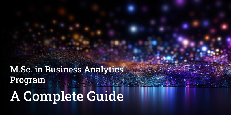 Master of Science in Business Analytics: A Guide